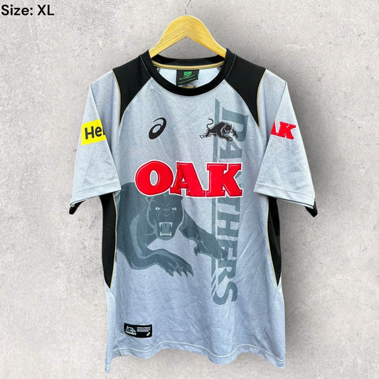 PENRITH PANTHERS ASICS GREY TRAINING SHIRT