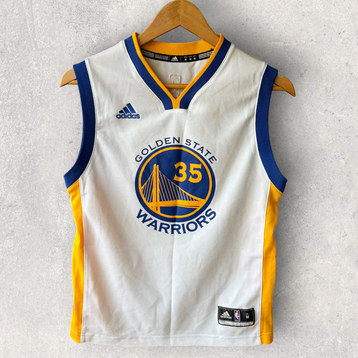 Kevin Durant Golden State Warriors 2016 Adidas NBA Swingman Kids Basketball Jersey