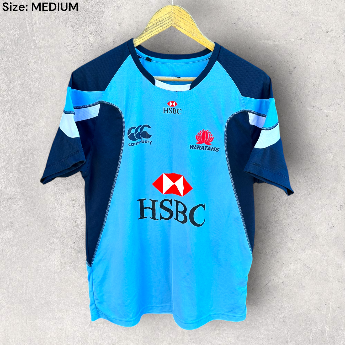 NSW Waratahs Canterbury HSBC Rugby Union Training Shirt