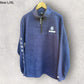 UCONN HUSKERS STARTER VINTAGE CHEST ZIP FLEECE