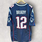 Tom Brady New England Patriots On Field Nike NFL Navy Blue Jersey