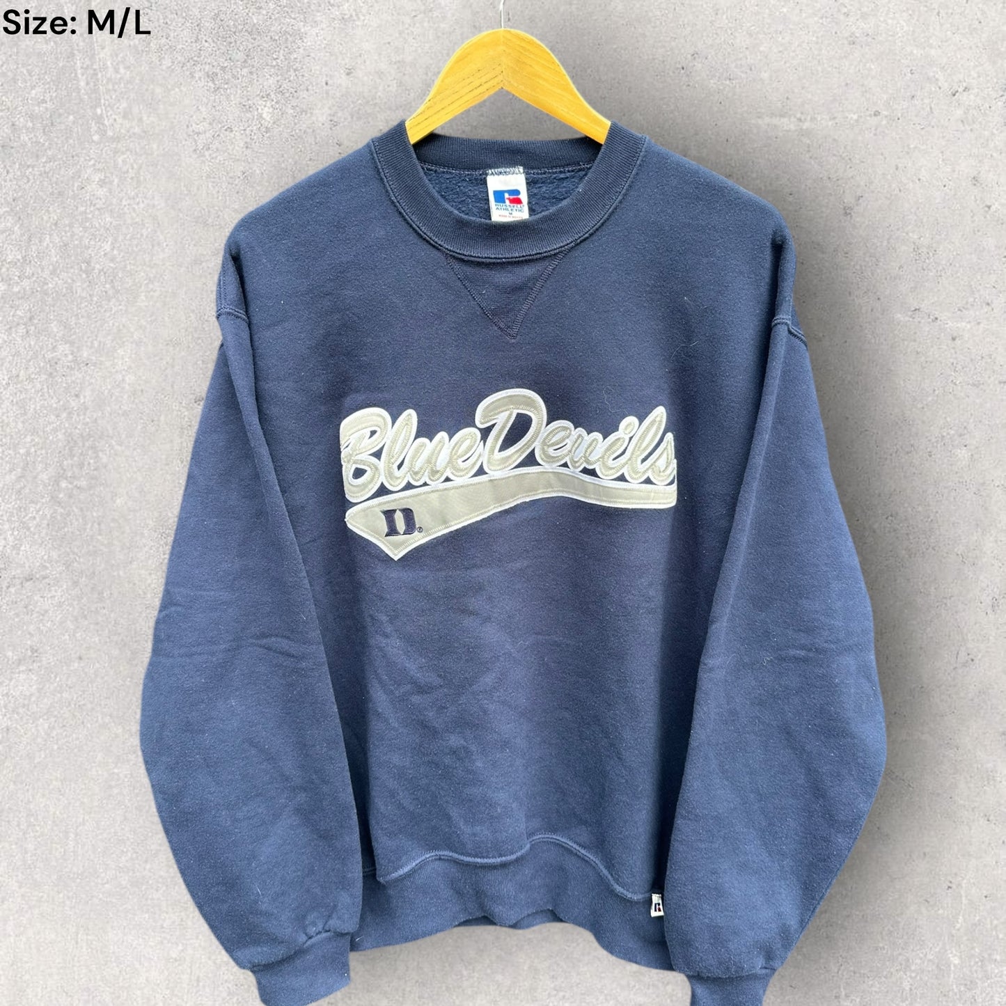 DUKE BLUE DEVILS VINTAGE RUSSELL ATHLETIC NCAA PULLOVER JUMPER