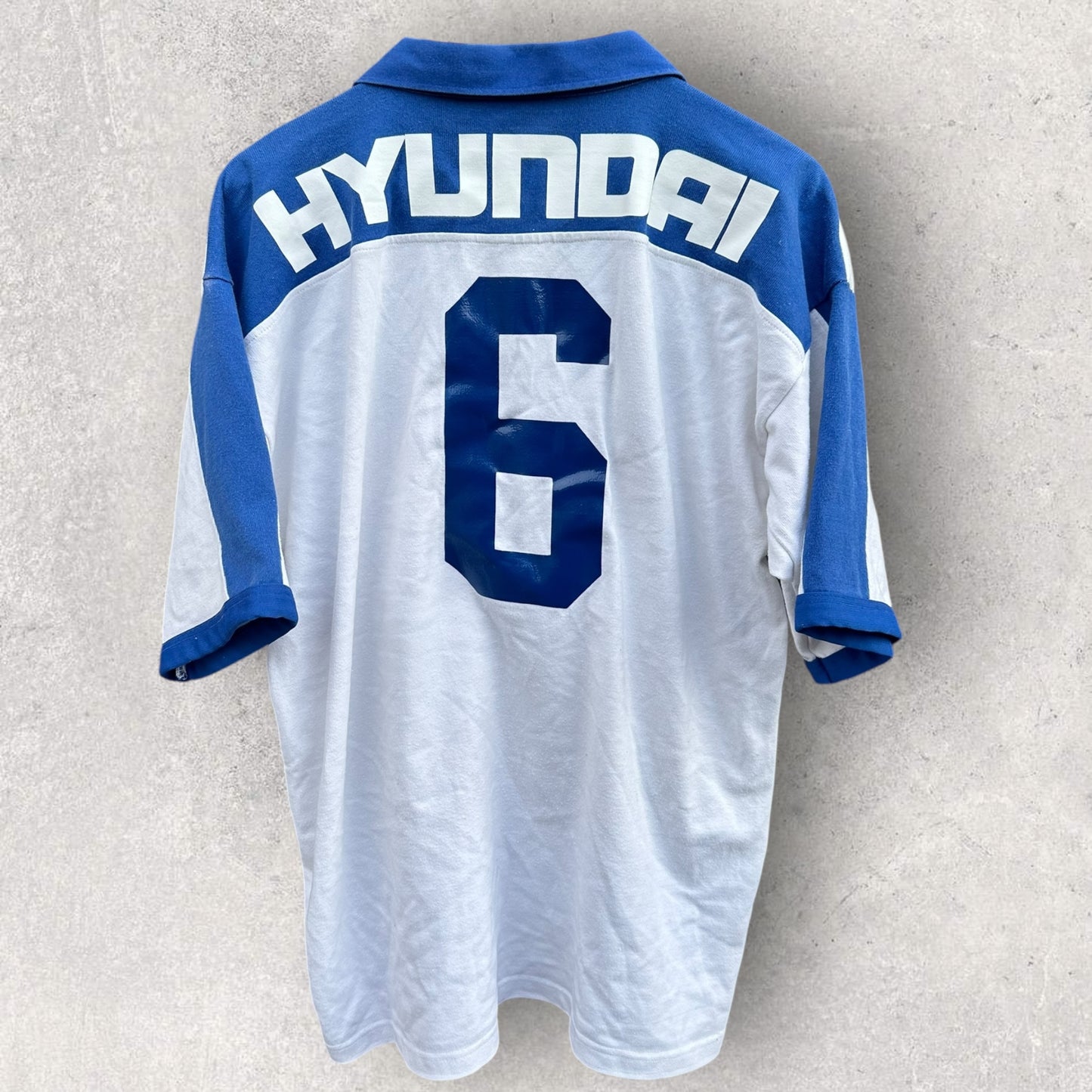 Canterbury Bulldogs 1993 NSW Rugby League NSWRL Vintage Cotton Jersey Signed By Jim Dymock