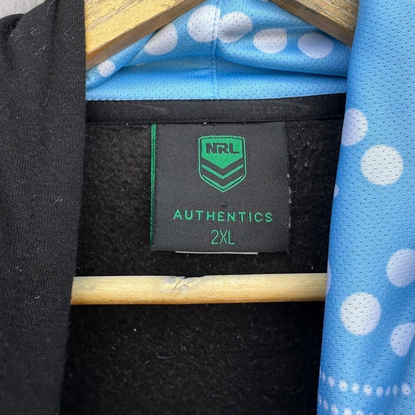 CRONULLA SHARKS 2025 INDIGENOUS HOODIE PLAYER ISSUED TOM HAZLETON