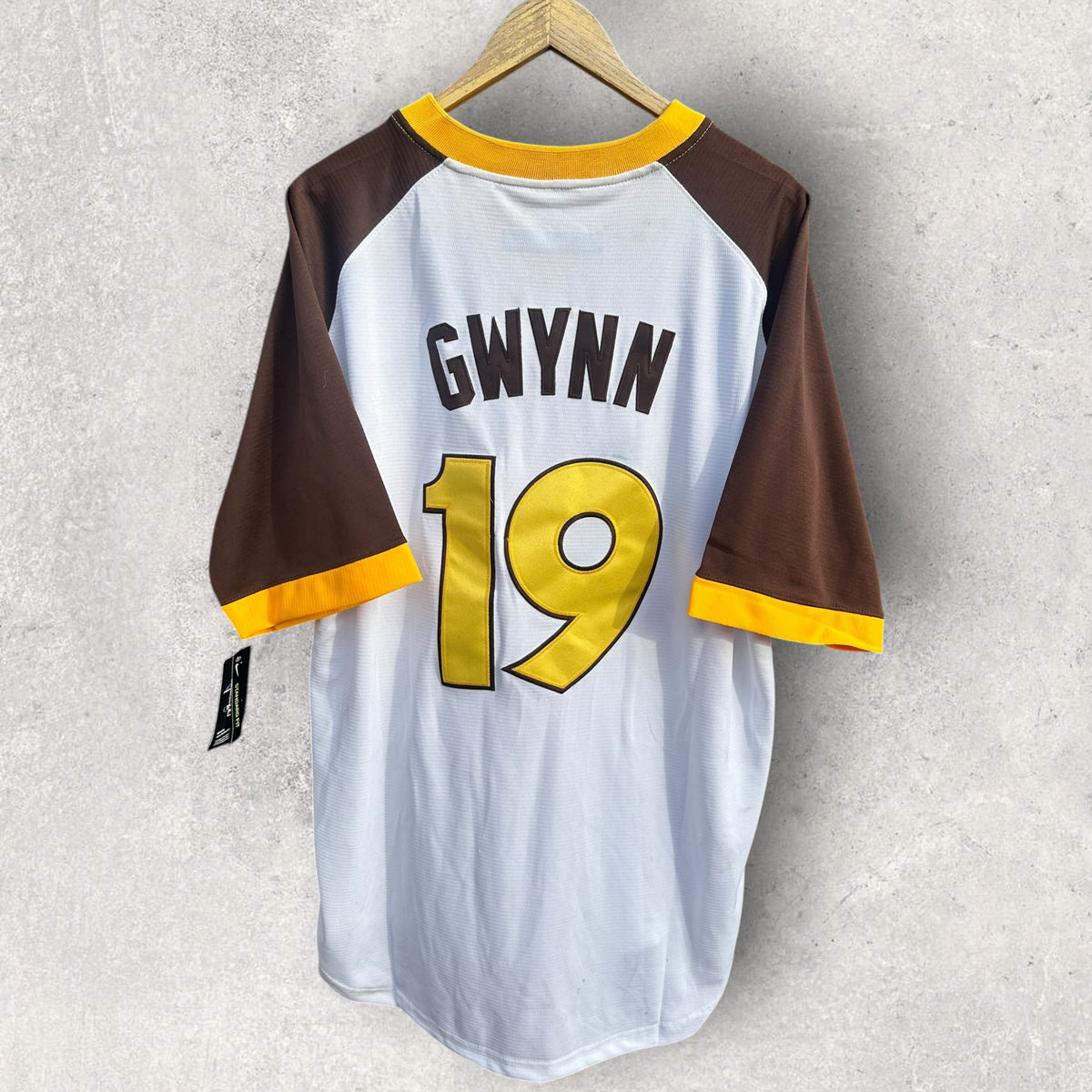 San Diego Padres Gwynn Nike Coopers Town Collection MLB Baseball Jersey Brand New