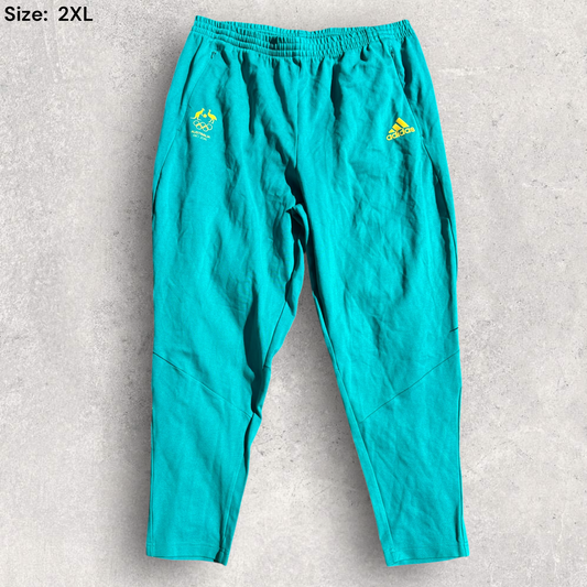 Australian Olympic Team Rio 2016 Adidas Green Track Pants