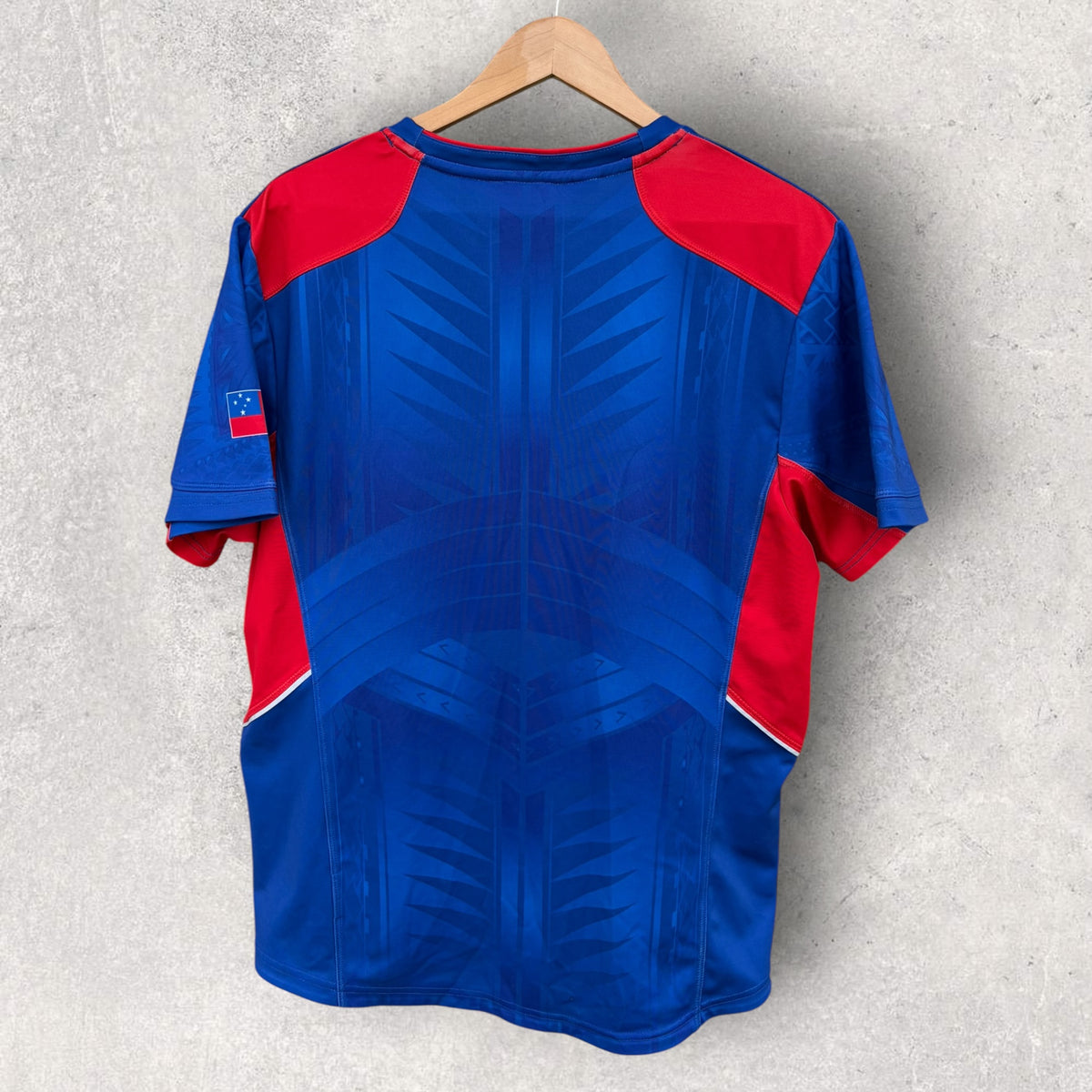 Samoa Rugby Union BLK Blue Short Sleeve Jersey