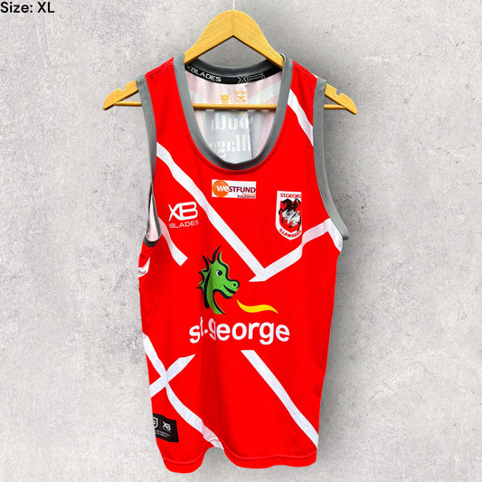 ST GEORGE ILLAWARRA DRAGONS XBLADES TRAINING SINGLET