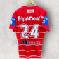 ST GEORGE ILLAWARRA DRAGONS 2022 AWAY PLAYER WORN MATCH JERSEY - S FINAU