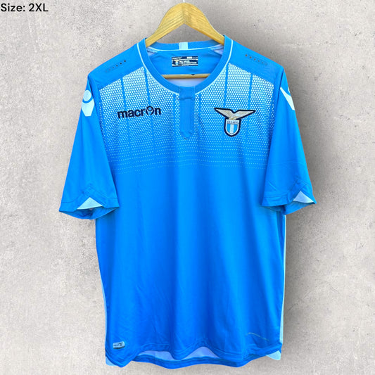 LAZIO 2015-2016 HOME MACRON FOOTBALL JERSEY