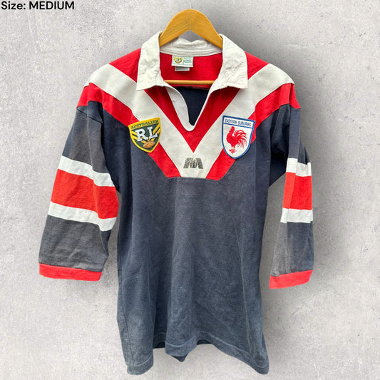 SYDNEY ROOSTERS 1995 HOME COTTON JERSEY