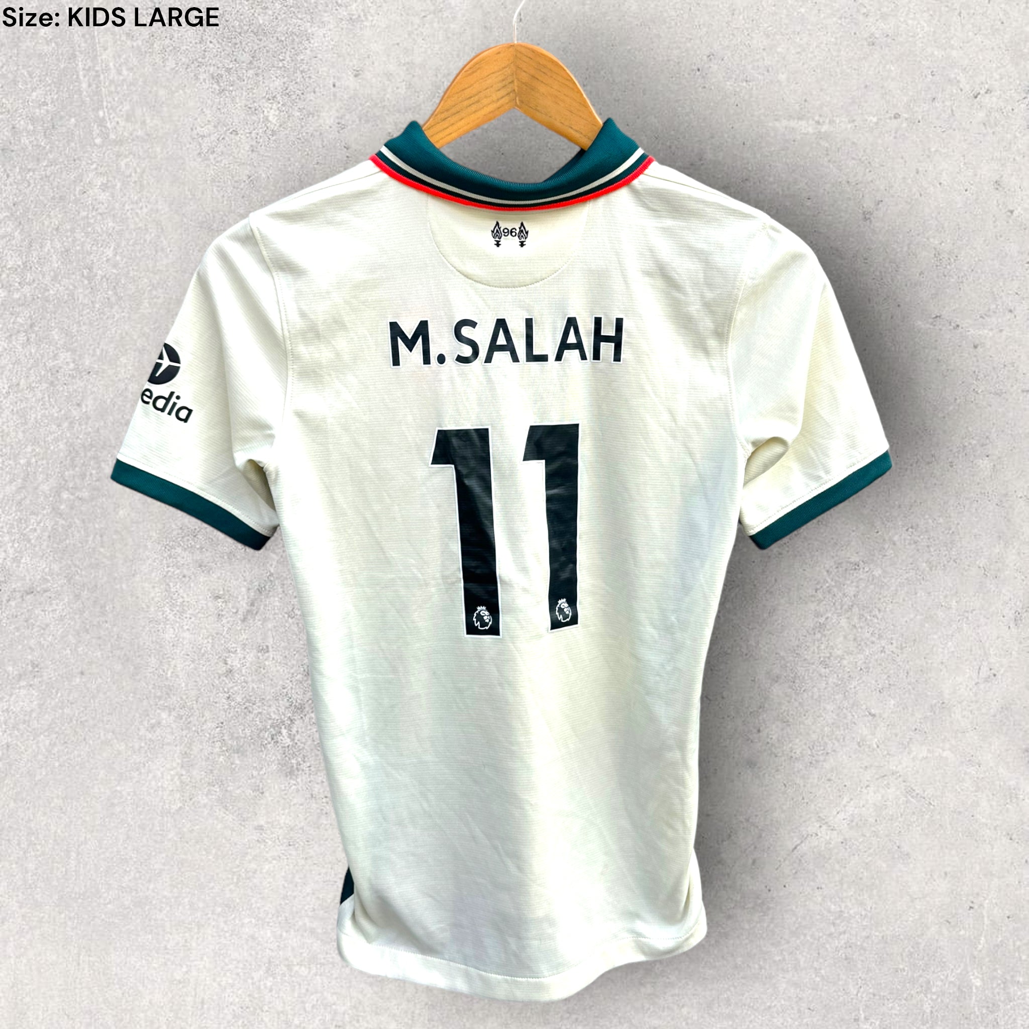 MO SALAH LIVERPOOL FC 2021 2022 AWAY JERSEY THRILLOFTHETHRIFT