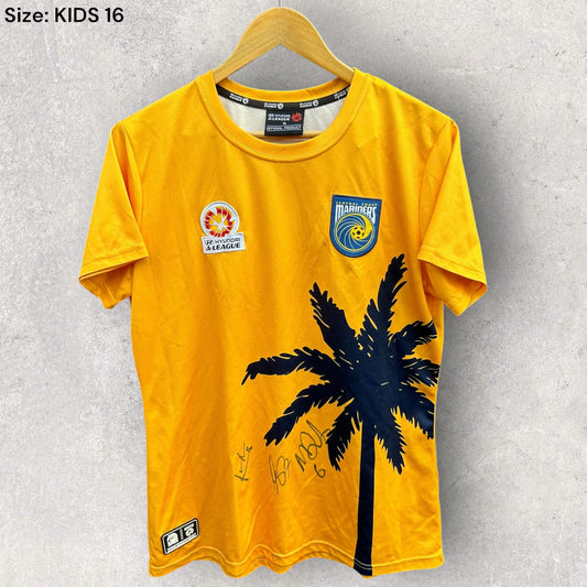 CENTRAL COAST MARINERS 2015-2016 HOME JERSEY SIGNED