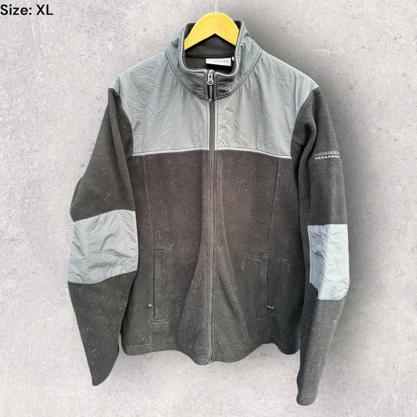 KATHMANDU BLACK & GREY FLEECE JACKET