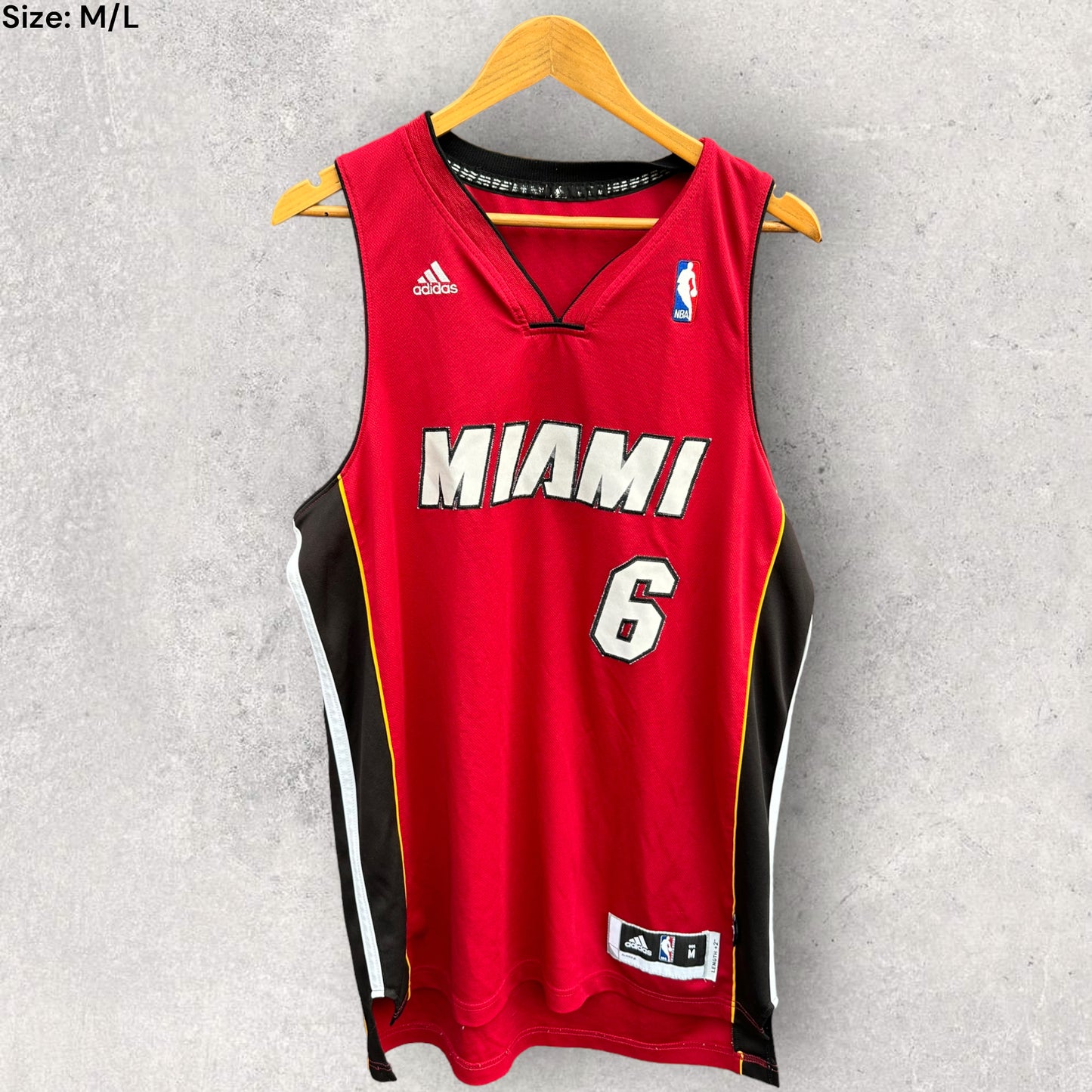 LEBRON JAMES MIAMI HEAT 2013 ADIDAS NBA JERSEY