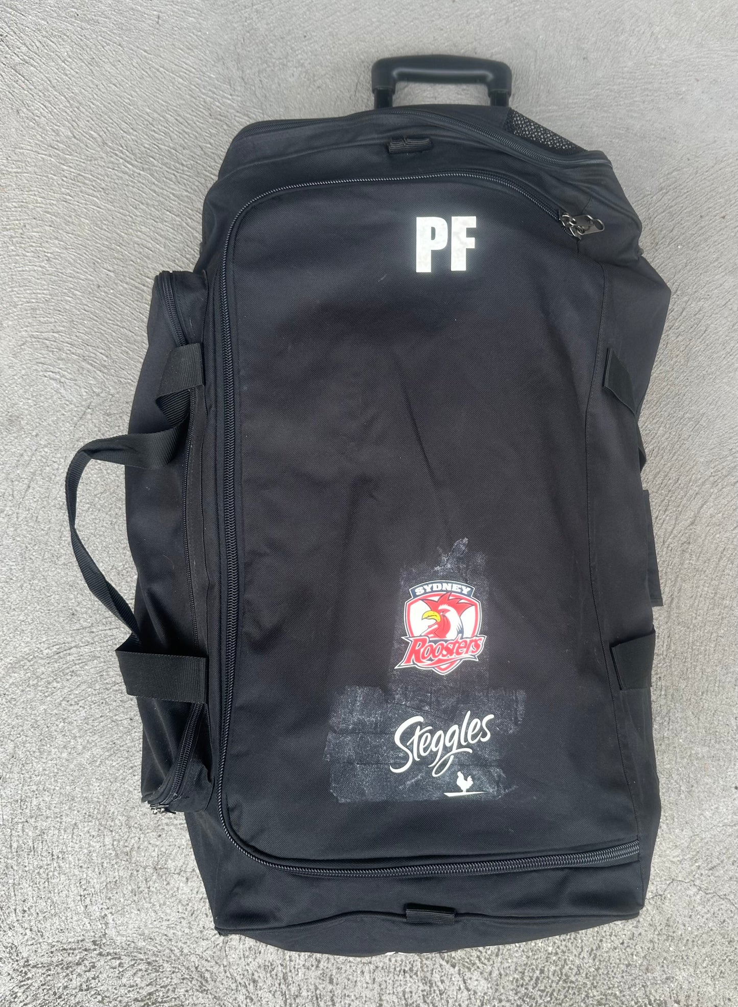 Sydney Roosters ISC Player Travel Suitcase Issued to Poasa Faamausili