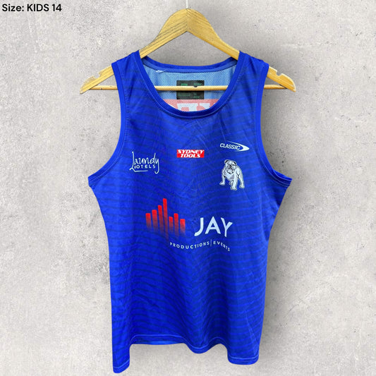 CANTERBURY BULLDOGS 2024 KIDS TRAINING SINGLET
