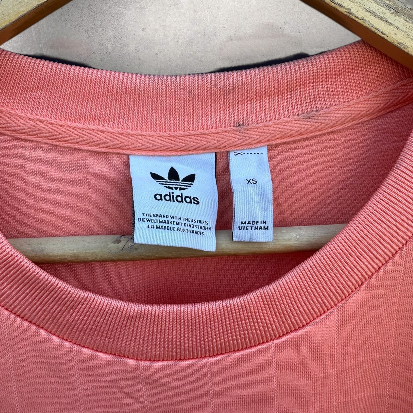 ADIDAS EQUIPMENT LADIES PINK PULLOVER CREW NECK JUMPER