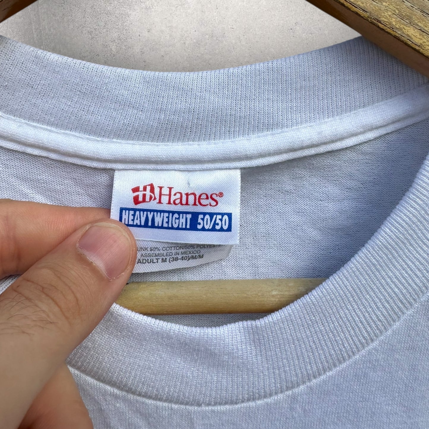 WOLF VINTAGE HANES HEAVYWEIGHT WHITE T-SHIRT