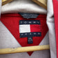 TOMMY HILFIGER JEANS RED VINTAGE FULL ZIP VINTAGE HOODED JACKET