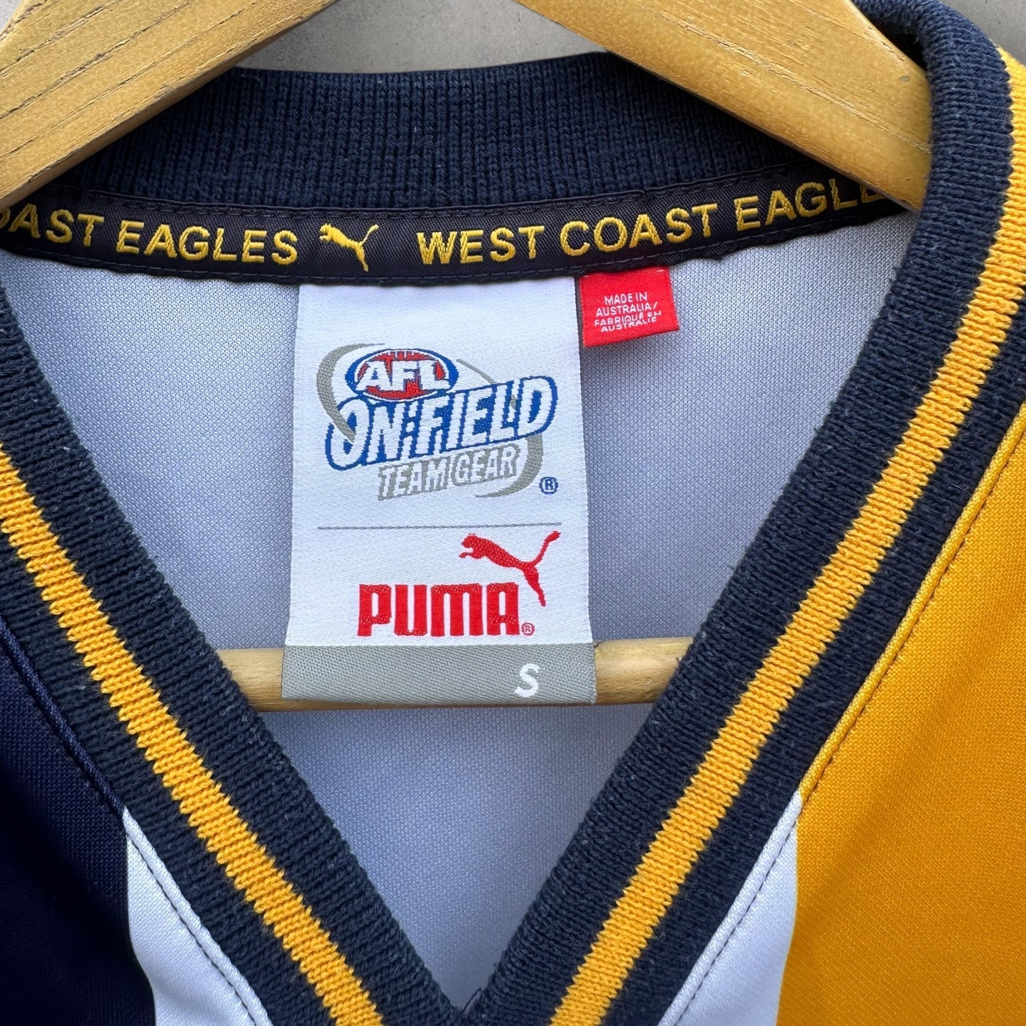 WEST COAST EAGLES 2007 PUMA AFL GUERNSEY