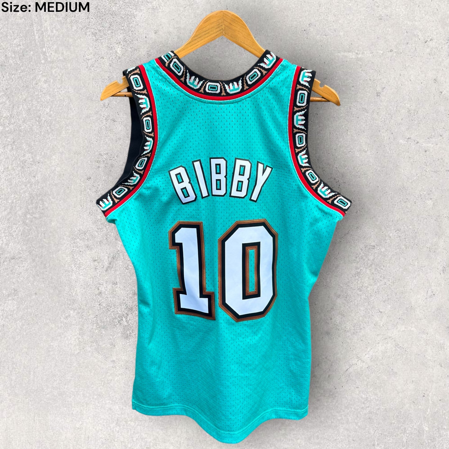 MIKE BIBBY VANCOUVER GRIZZLIES HARDWOOD CLASSIC JERSEY