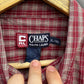 RALPH LAUREN X CHAPS RED CHECKERED LONG SLEEVE BUTTON UP SHIRT