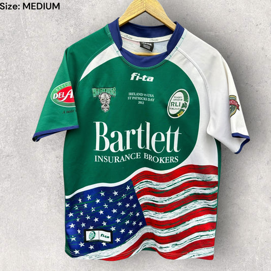 Ireland Wolfhounds 2012 St Patricks Day Jersey Vs USA Rugby League