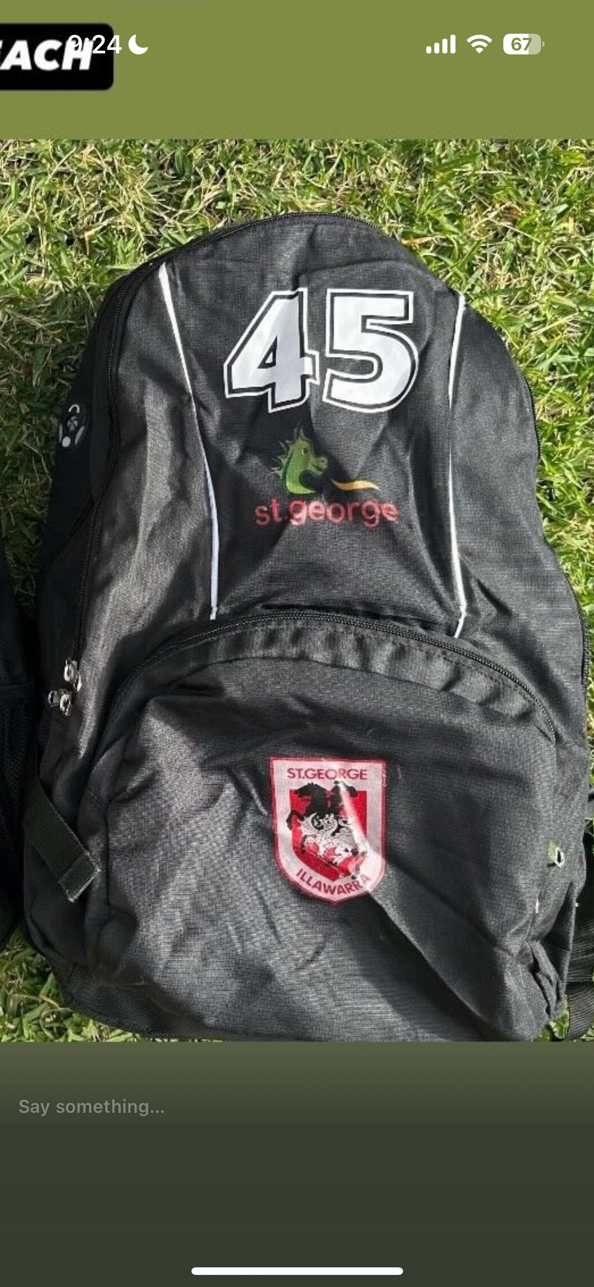 DRAGONS BACKPACK