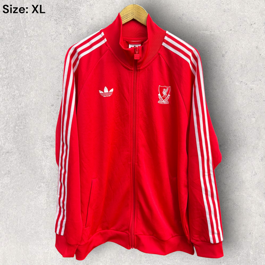 Liverpool FC Adidas Originals Red Track Jacket