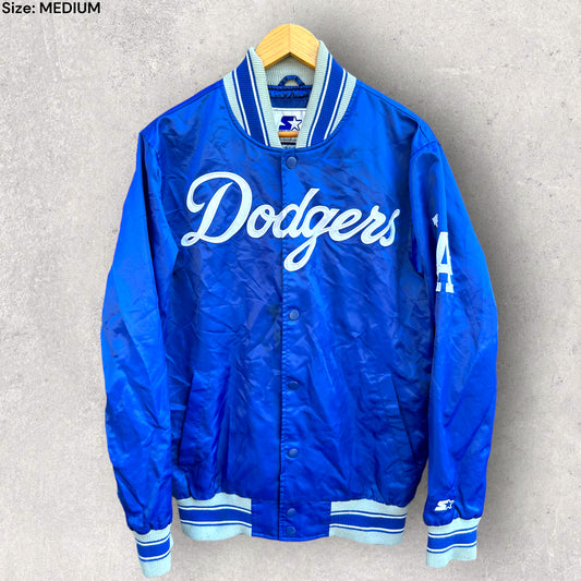 LOS ANGELES DODGERS VINTAGE STARTER BOMBER JACKET