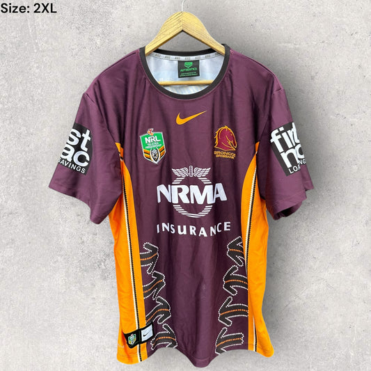 BRISBANE BRONCOS 2015 INDIGENOUS NIKE JERSEY