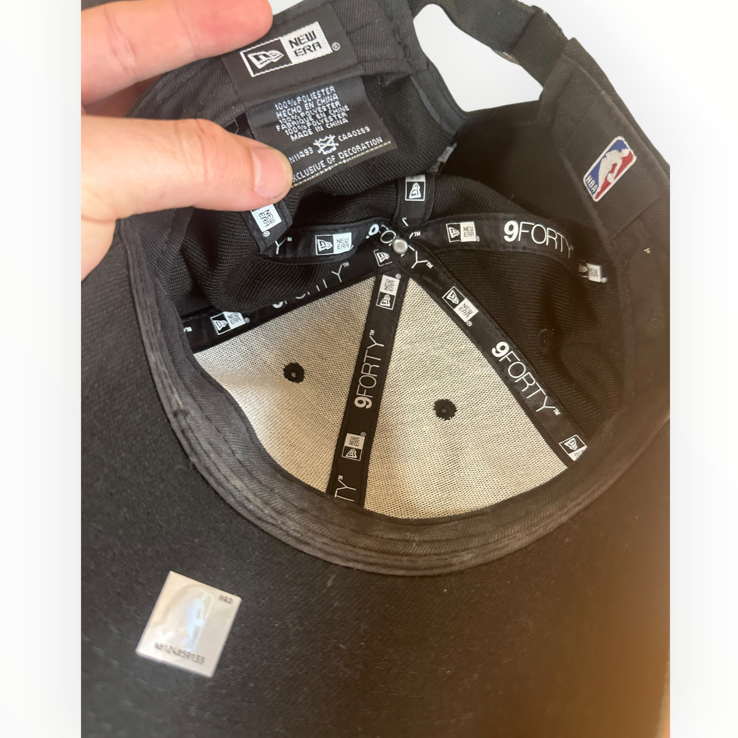 Chicago Bulls New Era Black Baseball Cap Hat