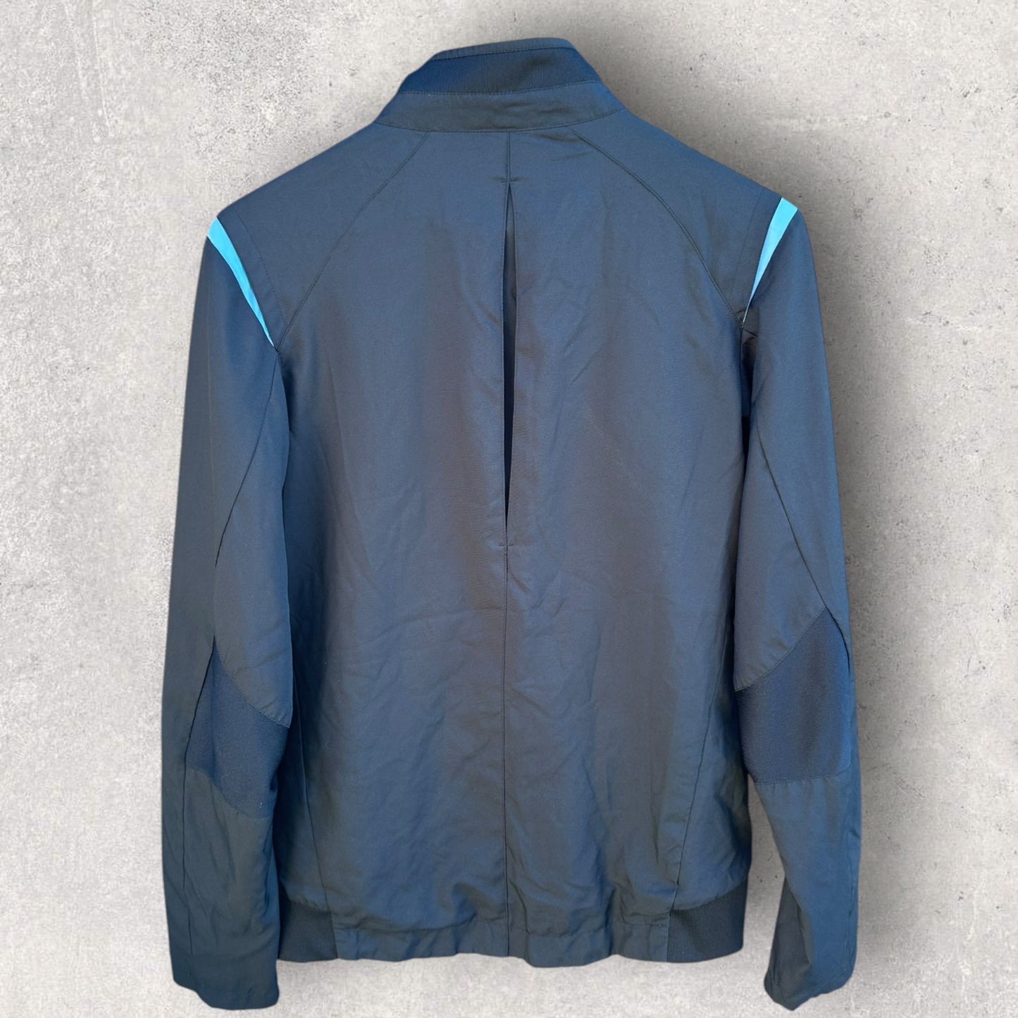 Manchester City UMBRO Full Zip Black Windbreaker Football Jacket