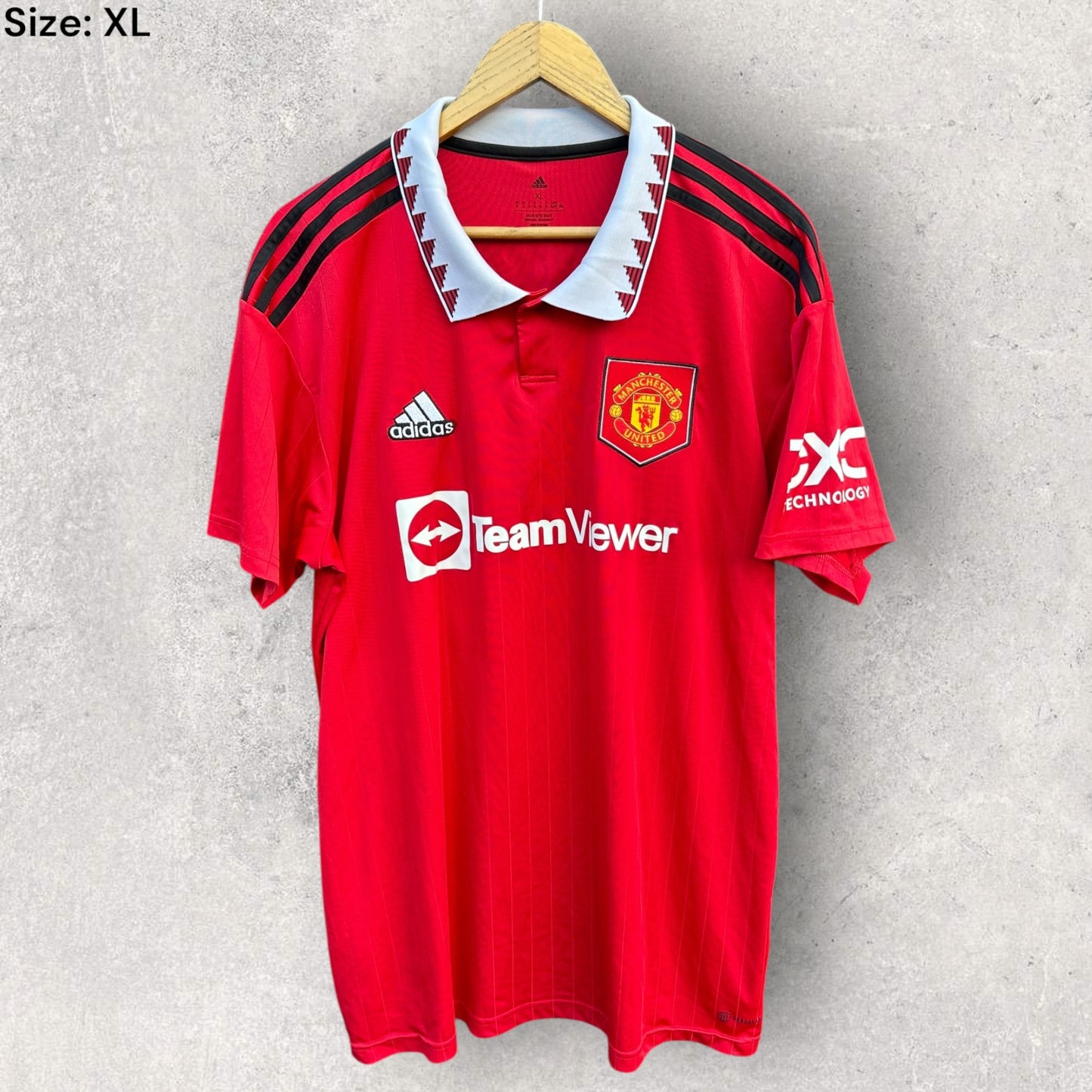 JADON SANCHO MANCHESTER UNITED 2022-2023 ADIDAS FOOTBALL HOME JERSEY