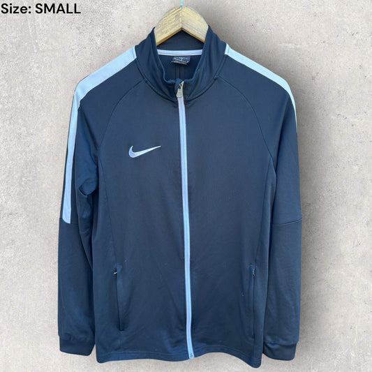 NIKE FULL ZIP BLACK TRACK JACKET