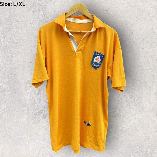 KOREAN RUGBY UNION REFEREE UMBRO VINTAGE JERSEY