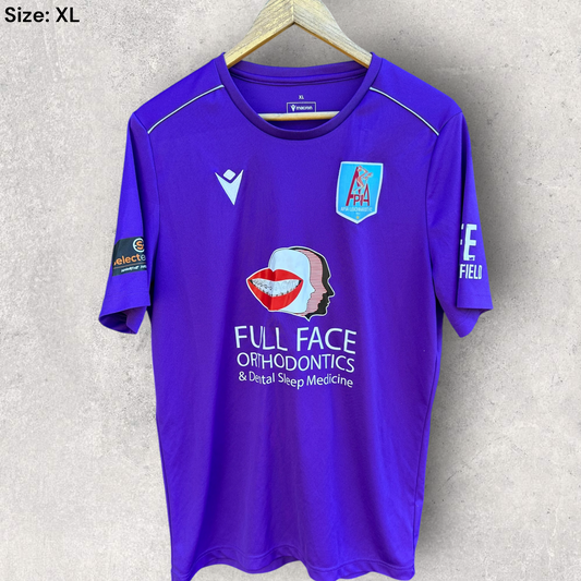 APIA LEICHHARDT MACRON PURPLE FOOTBALL JERSEY