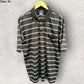 JACK NEWTOWN MENS GOLF BLACK & WHITE POLO SHIRT