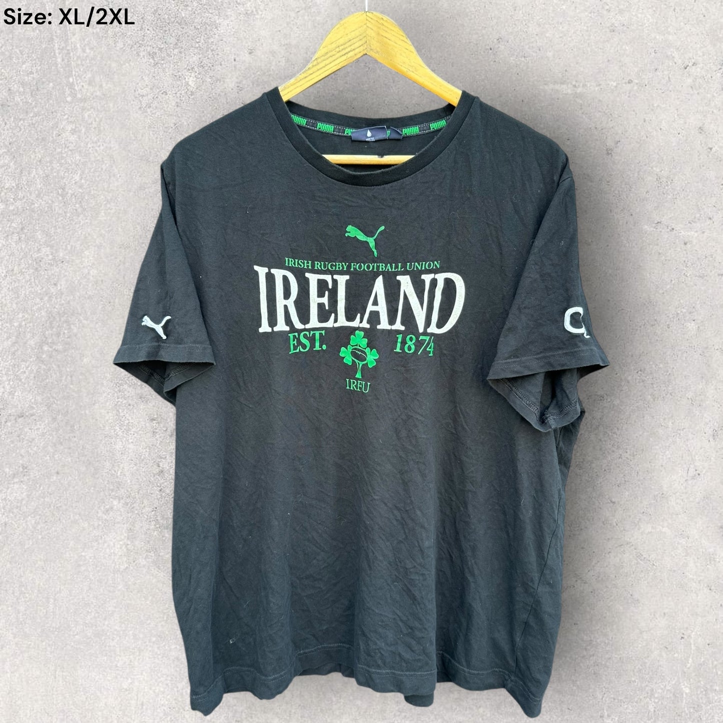 IRELAND RUGBY UNION PUMA SHORT SLEEVE SHIRT