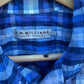 RM WILLIAMS BLUE SHORT SLEEVE CHECKERED SHIRT