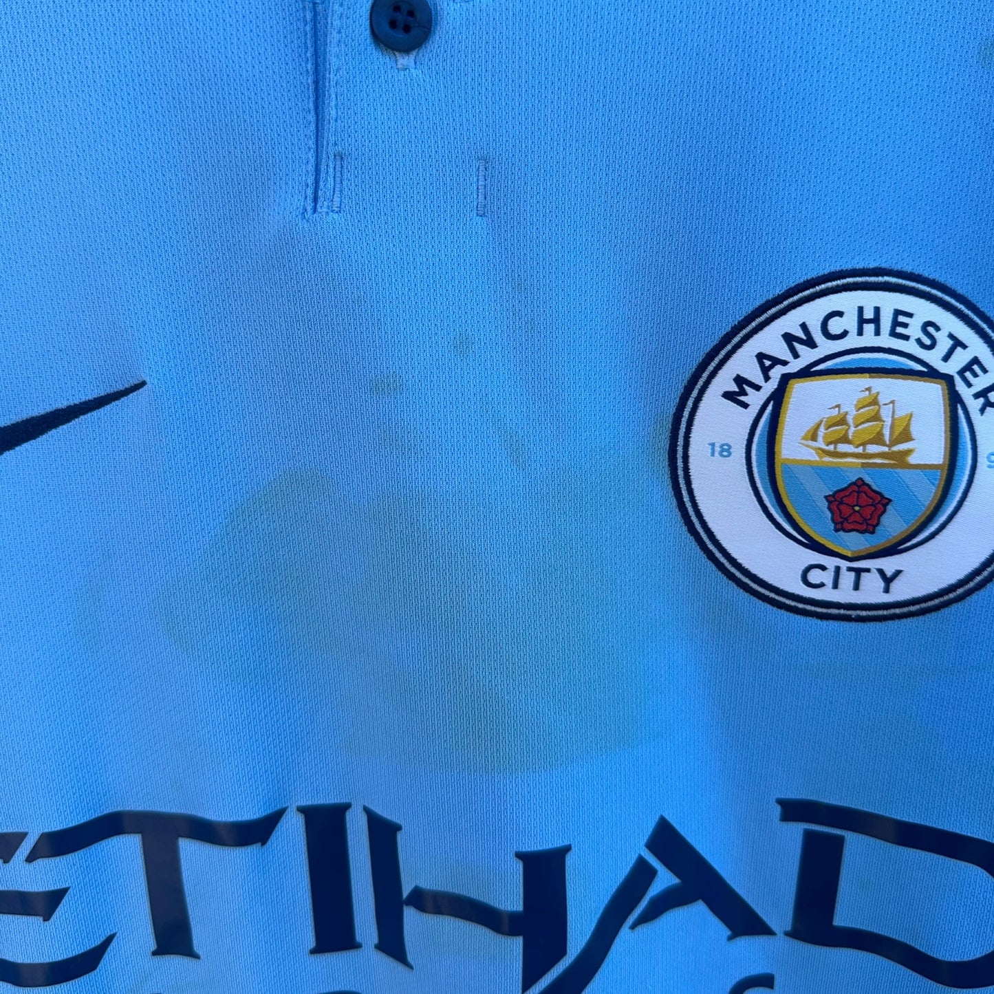 Manchester City 2018-2019 Nike Home Football Jersey