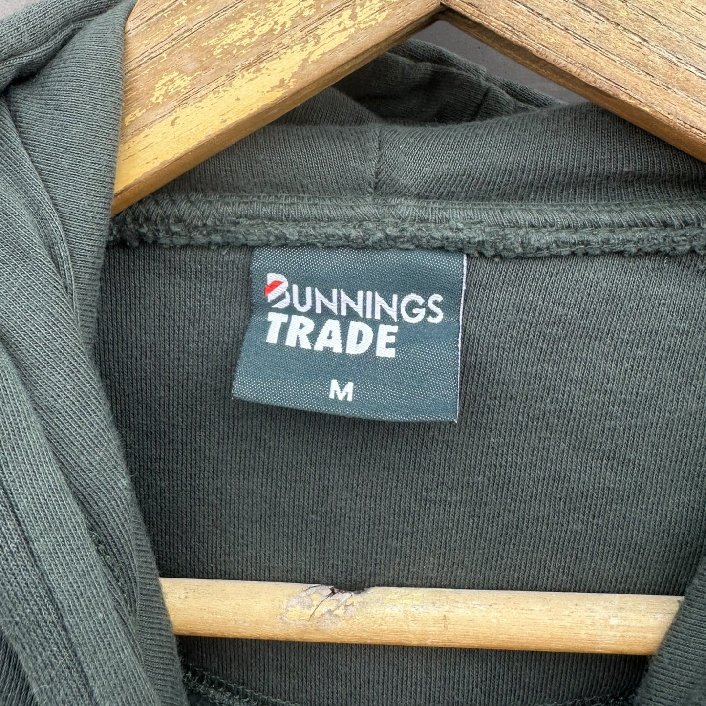Bunnings Warehouse Trade Green Pullover Hooded Jumper
