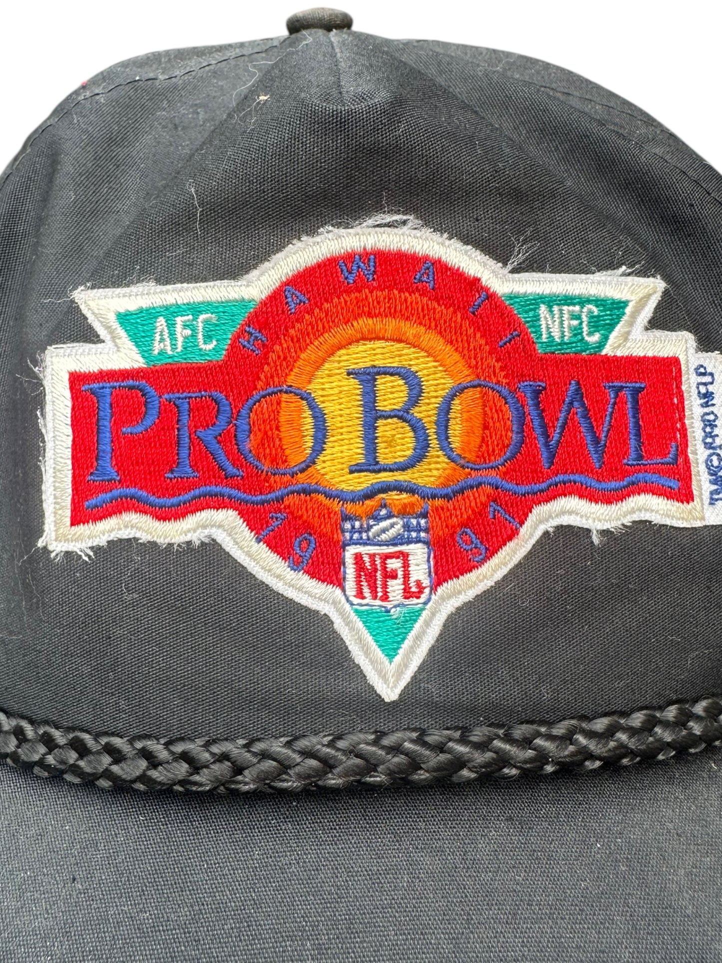 NFL 1991 PRO BOWL AFL VINTAGE BLACK HAT