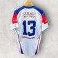 NEWCASTLE KNIGHTS TOYOTA CUP MATCH WORN #13 KOOGA JERSEY