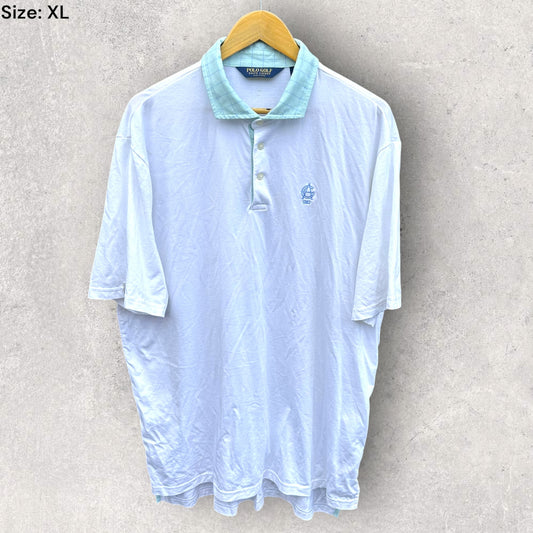 RALPH LAUREN POLO GOLF WHITE SHIRT