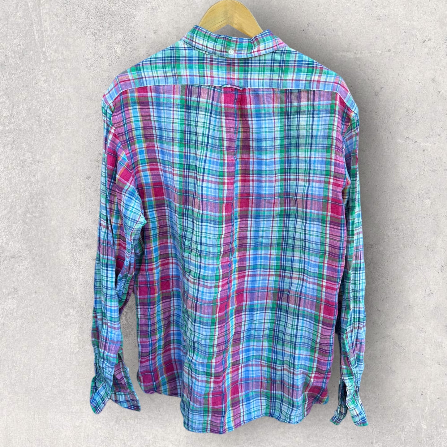 RALPH LAUREN POLO MENS LONG SLEEVE BUTTON UP SHIRT