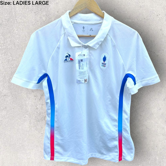 FRANCE 2024 PARIS OLYMPIC GAMES POLO SHIRT BRAND NEW WITH TAGS