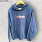 MAMBO CONTINENTAL DRIFTERS 2001 VINTAGE BLUE PULLOVER HOODED JUMPER