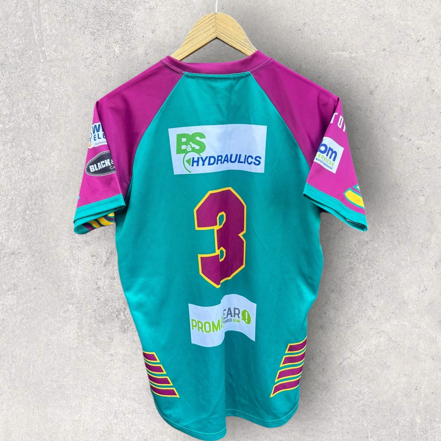 ASPLEY DEVILS QLD RUGBY LEAGUE MATCH WORN JERSEY